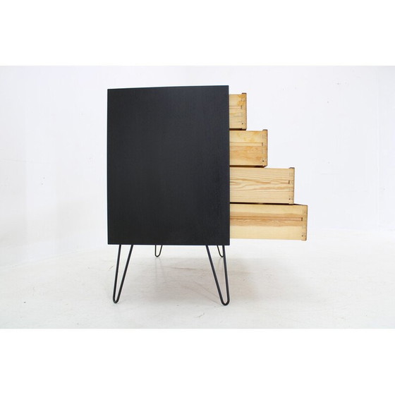 Image 1 of Vintage teak chest of drawers with teak drawers, Denmark 1960