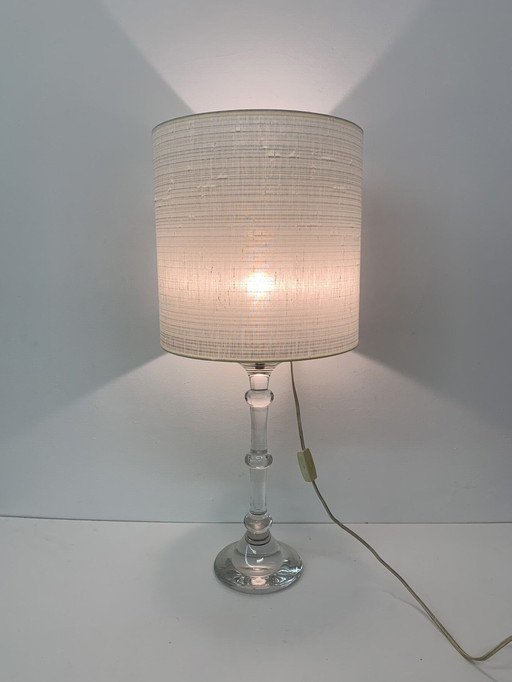 Glasfabriek Leerdam Mid-Century Design Crystal Table Lamp - 1960s