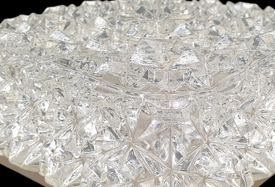 Image 1 of 1919 Vintage Glass Ceiling Lamp Erco