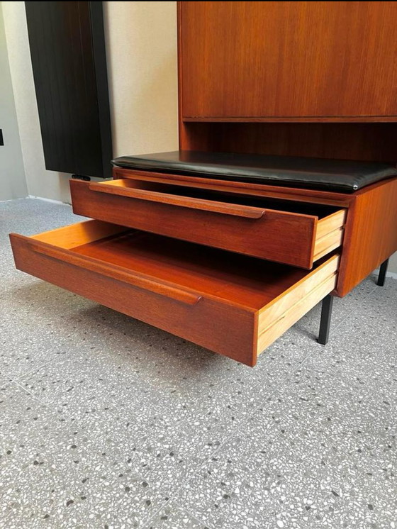 Image 1 of Danish Design wall unit Secretaire minibar