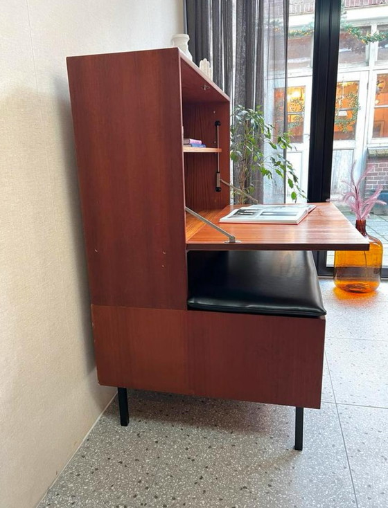 Image 1 of Danish Design wall unit Secretaire minibar