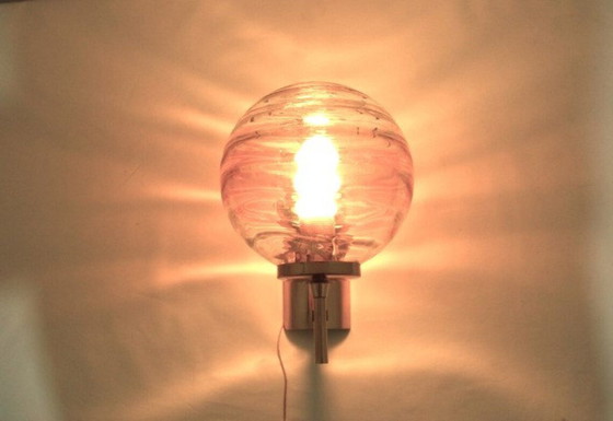 Image 1 of Applique (2), Mid Century Modern, Kw, Art Déco, Ottone, Vetro di Murano, Iper Vintage, Raro