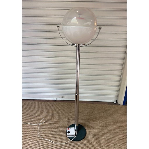 Vintage murano glass floor lamp by Manufactura, 1970s