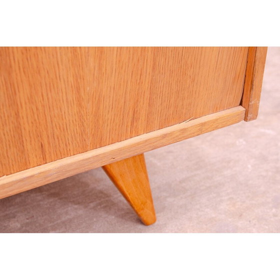 Image 1 of Vintage U-452 sideboard in beech and plywood by Jiri Jiroutek for Interiér PrahaInteriér Praha, Czechoslovakia 1960