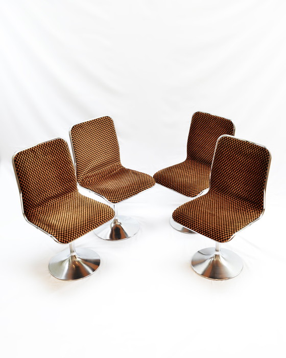 Image 1 of Set of 4 70's Tacke Tulip Chairs