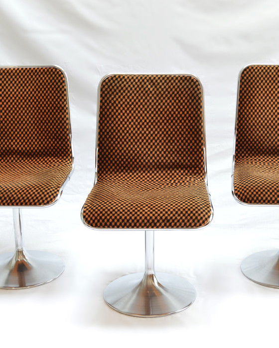 Image 1 of Set of 4 70's Tacke Tulip Chairs