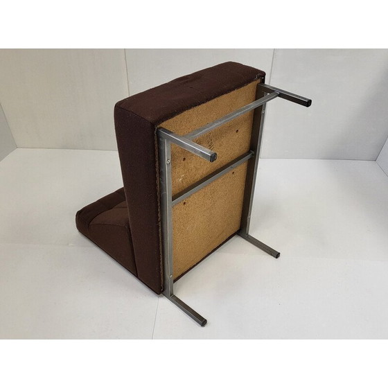 Image 1 of Poltrona vintage in tessuto marrone