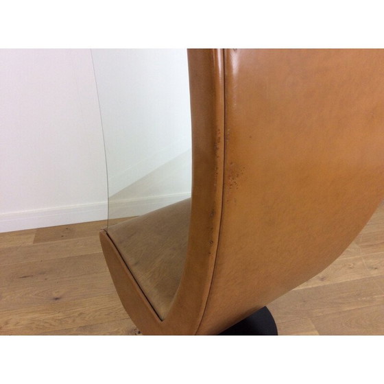 Image 1 of Sedia girevole in vetro vintage, 1970