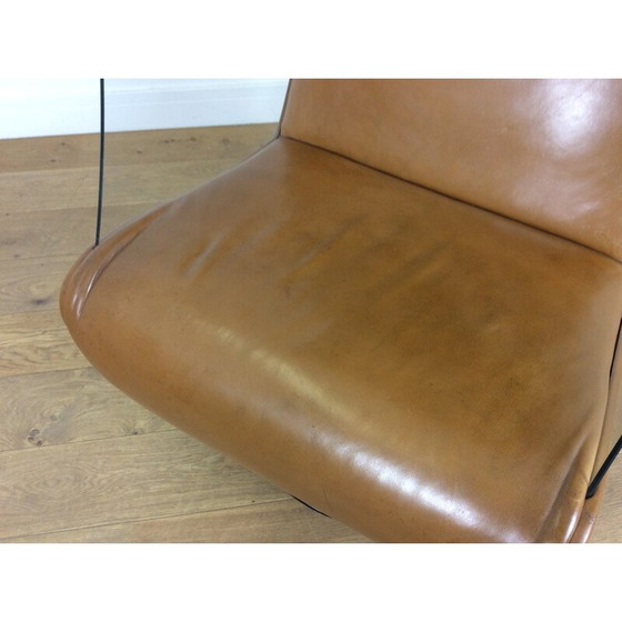 Image 1 of Sedia girevole in vetro vintage, 1970