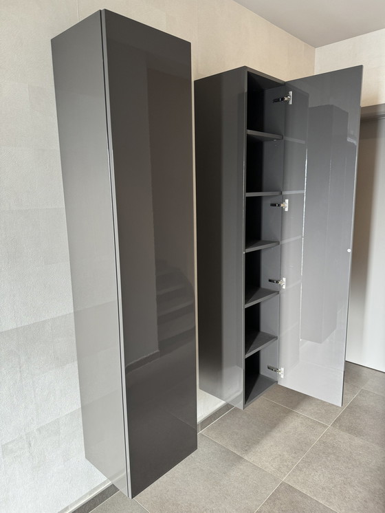 Image 1 of 2x Lema hanging cabinet gray