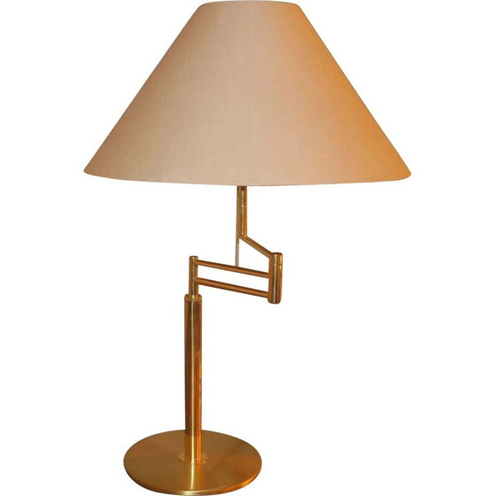 Image 1 of Vintage brass table lamp by Relux Milano, Italy 1970