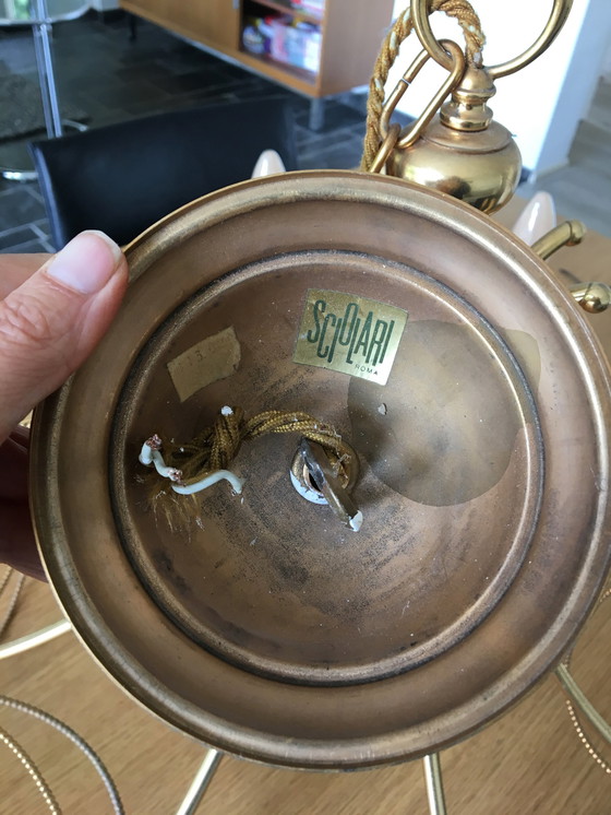 Image 1 of Vintage Gaetano Sciolari Chandelier