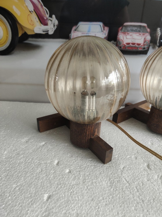 Image 1 of 2x Mid century table lamps