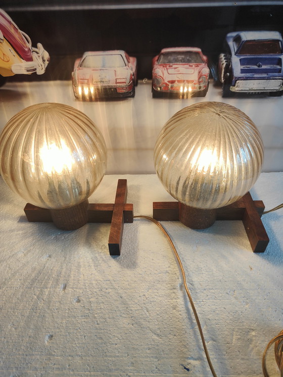 Image 1 of 2x Mid century table lamps