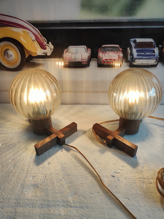 Image 1 of 2x Mid century table lamps