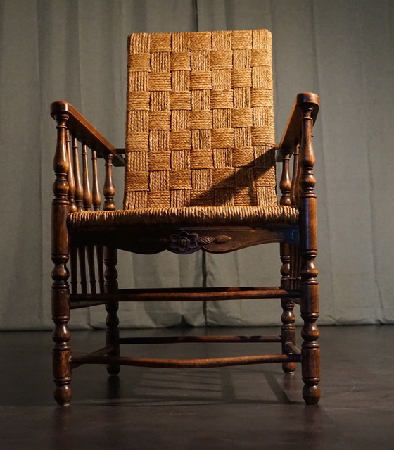 Image 1 of Bobbin armchair in Jacobean style, 1900s