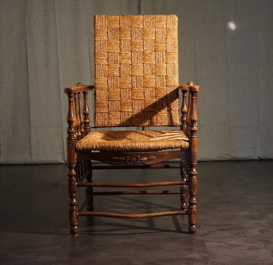 Image 1 of Bobbin armchair in Jacobean style, 1900s