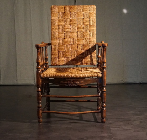 Image 1 of Bobbin armchair in Jacobean style, 1900s