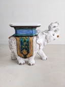 Table d'appoint éléphant vintage