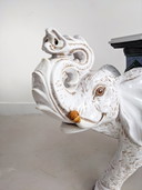 Table d'appoint éléphant vintage