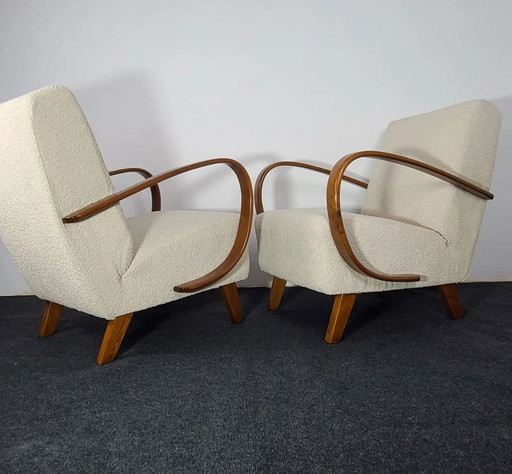 2x Jindřich Halabala Armchairs