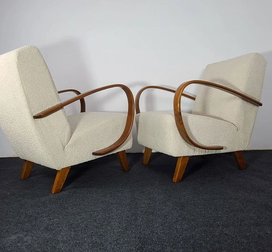 Image 1 of 2x Jindřich Halabala Armchairs