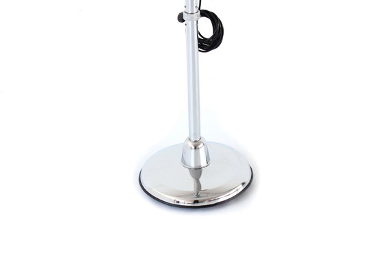 Image 1 of Luxury CINNI Design pedestal fan /Stand-Ventator in chrome with oscillation and 3 speeds, USA 1920s