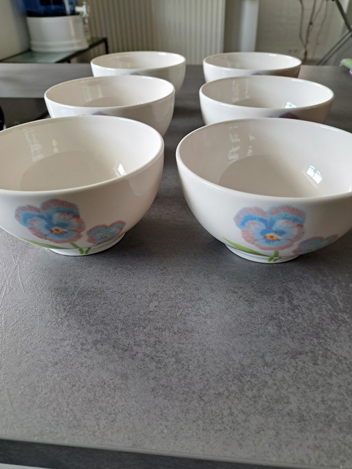 6x Villeroy and Boch bowls