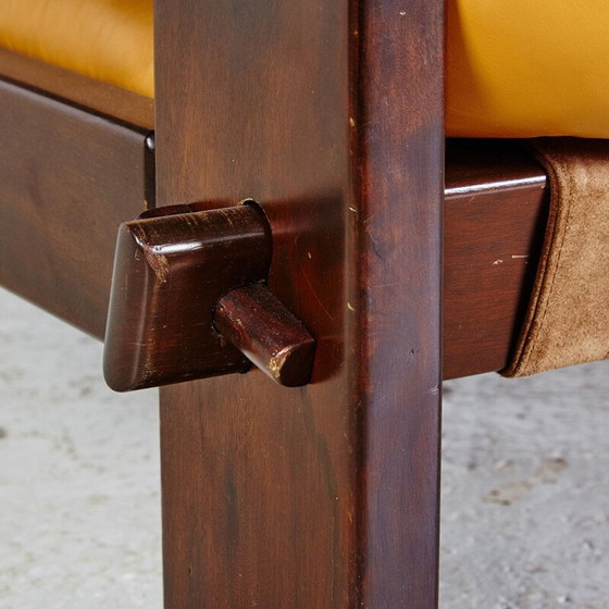 Image 1 of Set di divani in pelle vintage di Jean Gillon per Probel, Brasile 1960