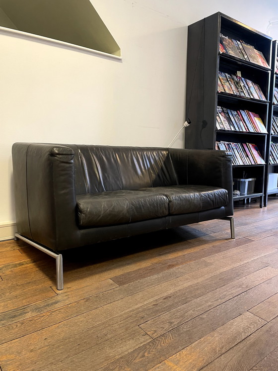 Image 1 of Montis Kubik sofa black leather