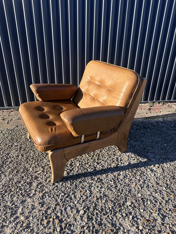 Image 1 of Vintage brutalist chair easy chair