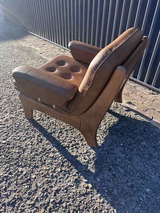 Image 1 of Vintage brutalist chair easy chair