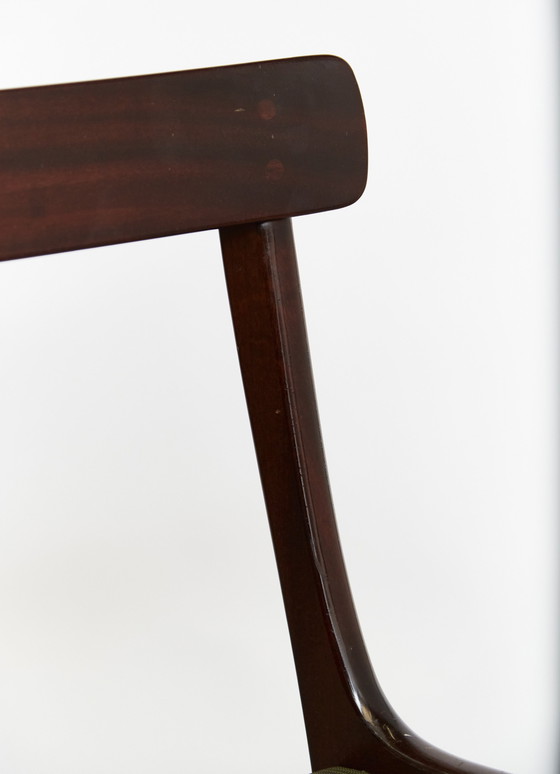 Image 1 of Sillas Rungstedlund Mid-Century de caoba de Ole Wanscher para Poul Jeppesens Møbelfabrik. Juego de 6