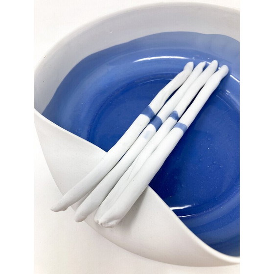 Image 1 of Piatto in porcellana vintage di Piet Stockmans, 1991