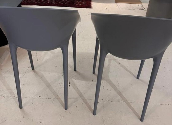 Image 1 of Kartell Dr Yes Chairs Grey  Garden