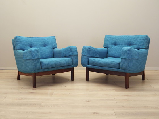 Image 1 of Blue Armchair, Danish Design, 1960S, Production: Denmark