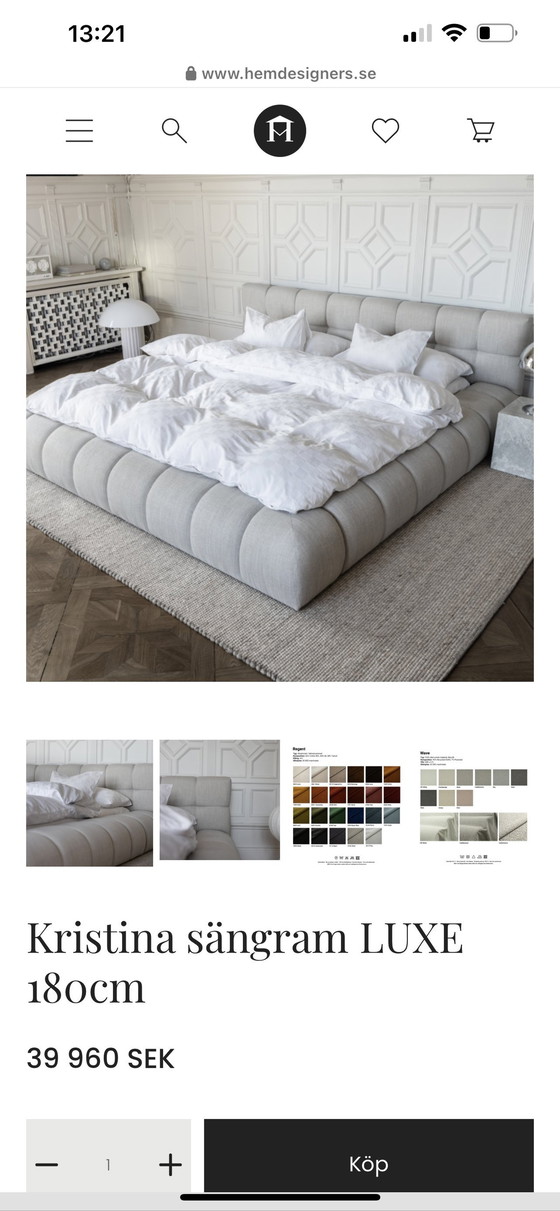 Image 1 of Hemdesigners Kristina Luxe bed