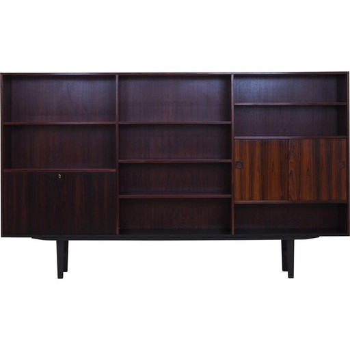 Rosewood bookcase, Danish design, 1970s, production: Farsø Møbelfabrik