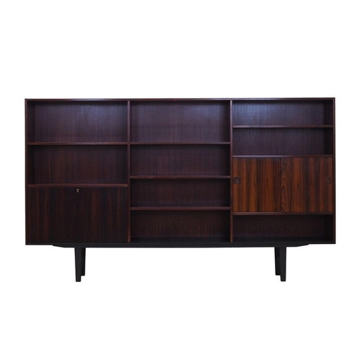 Rosewood bookcase, Danish design, 1970s, production: Farsø Møbelfabrik