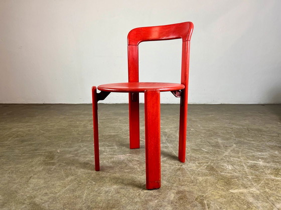 Image 1 of Lot de 6 chaises vintage Bruno Rey Kusch & Co 1970 Design remis à neuf