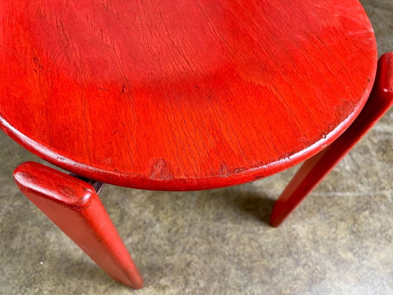 Image 1 of Lot de 6 chaises vintage Bruno Rey Kusch & Co 1970 Design remis à neuf