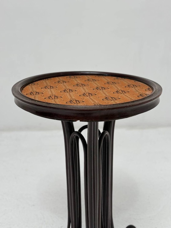 Image 1 of Salon table made of stained mahogany by Gebrüder Thonet, Vienna, 1900s