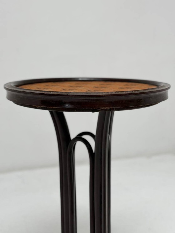 Image 1 of Salon table made of stained mahogany by Gebrüder Thonet, Vienna, 1900s