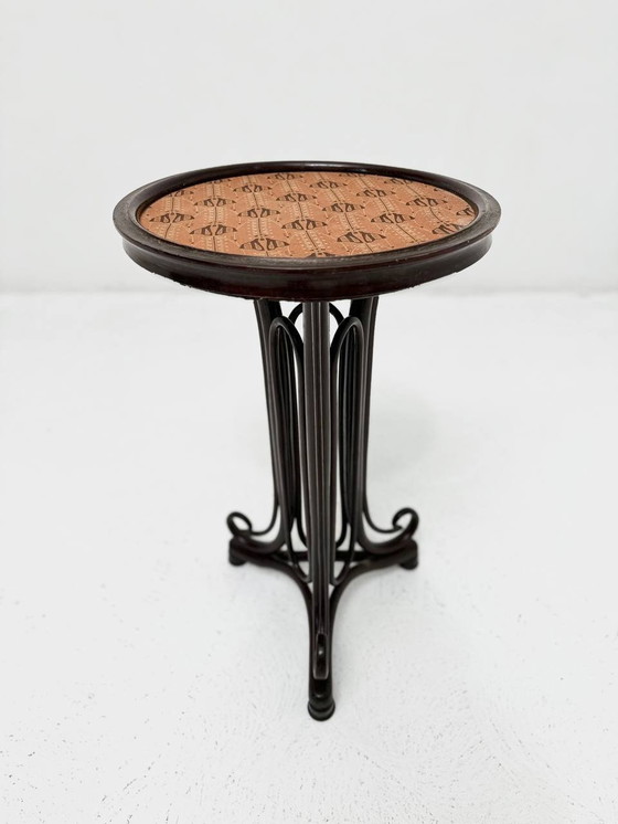 Image 1 of Salon table made of stained mahogany by Gebrüder Thonet, Vienna, 1900s