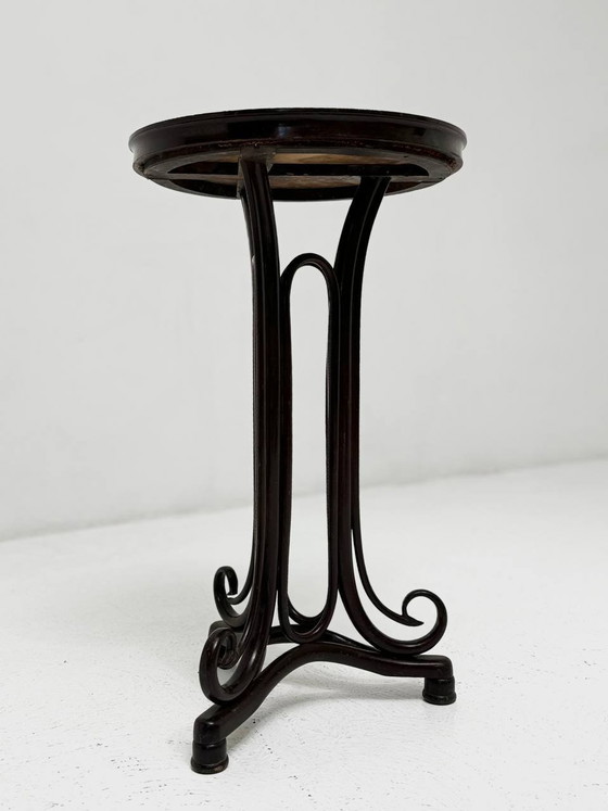 Image 1 of Salon table made of stained mahogany by Gebrüder Thonet, Vienna, 1900s