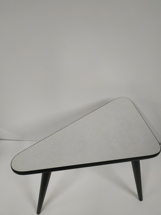 Image 1 of Formica 'Triangular' Coffee Table Side Table