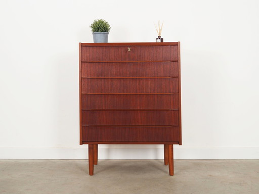 Teak Chest Of Drawers, Danish Design, 1970S, Production: Denmark