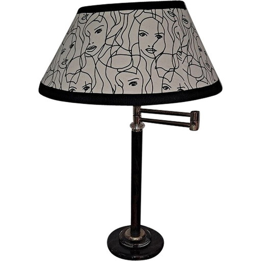 Mid century Italian double swing lamp by Linea Luce Firenze, 1960-1970s