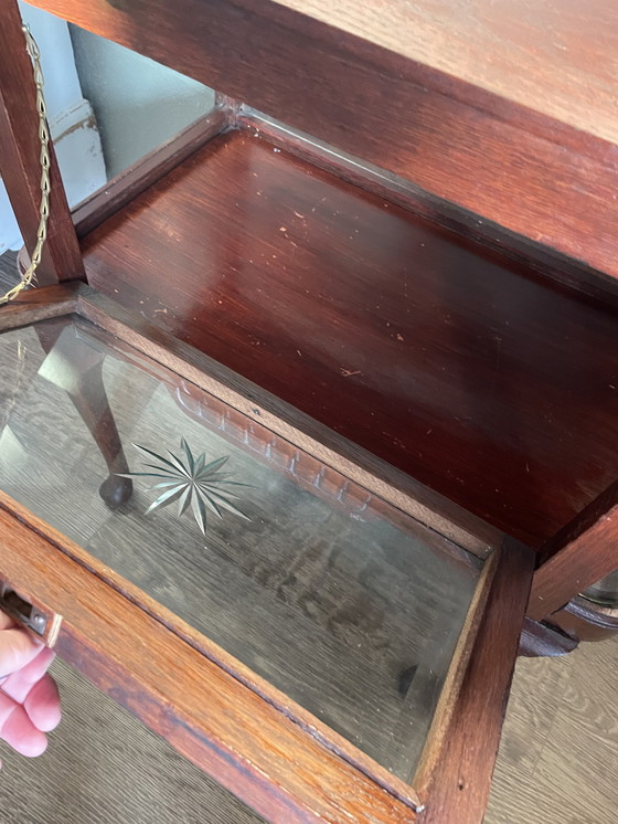 Image 1 of Vintage Tea Cabinet/Vitrine Cabinet Or Beverage Cabinet