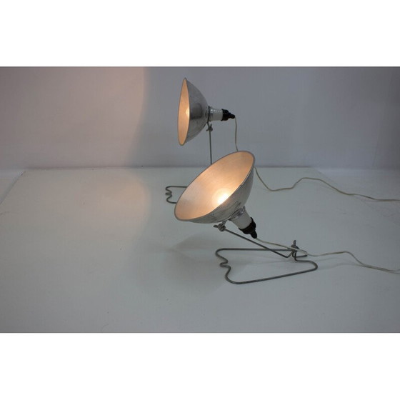Image 1 of Pair of Vintage Industrial Wall or Table Lamps,  Max 500W    